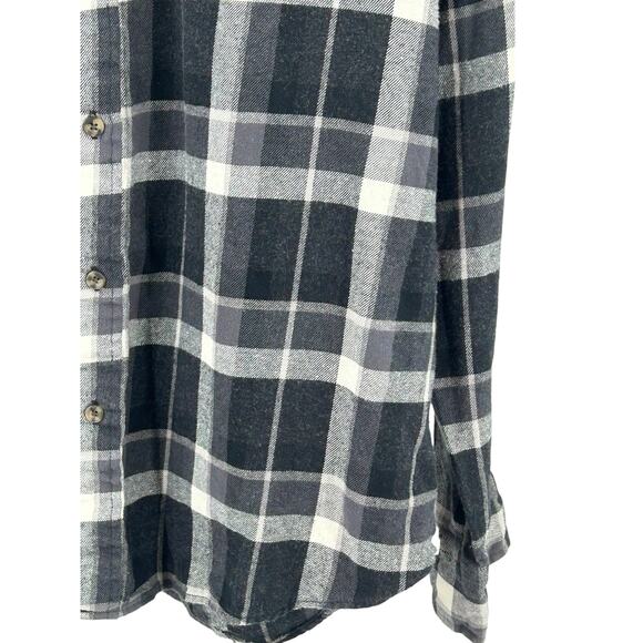 Saddlebred Men’s Shirt XL Black Plaid Flannel Button-Up Classic Fit - Picture 3 of 7